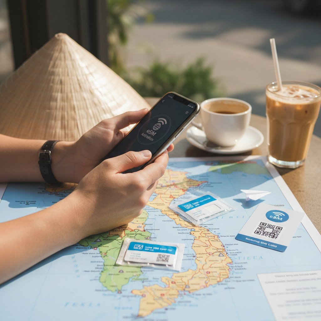 Roaming, Yerel SIM veya eSIM: Vietnam İ&ccedil;in En Avantajlı Se&ccedil;enek 2026 - Cellesim eSIM