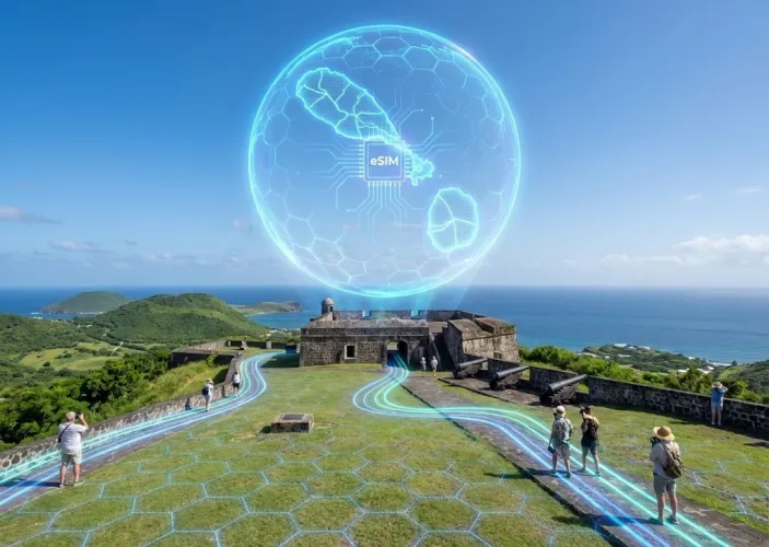 सेंट किट्स और नेविस eSIM