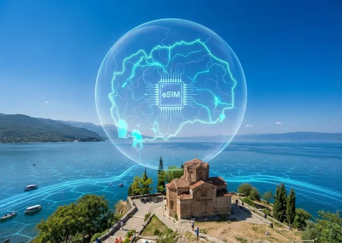 उत्तरी मैसेडोनिया eSIM