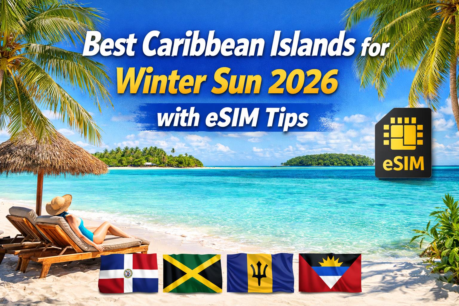 Best Caribbean Islands for Winter Sun 2026 with eSIM Tips