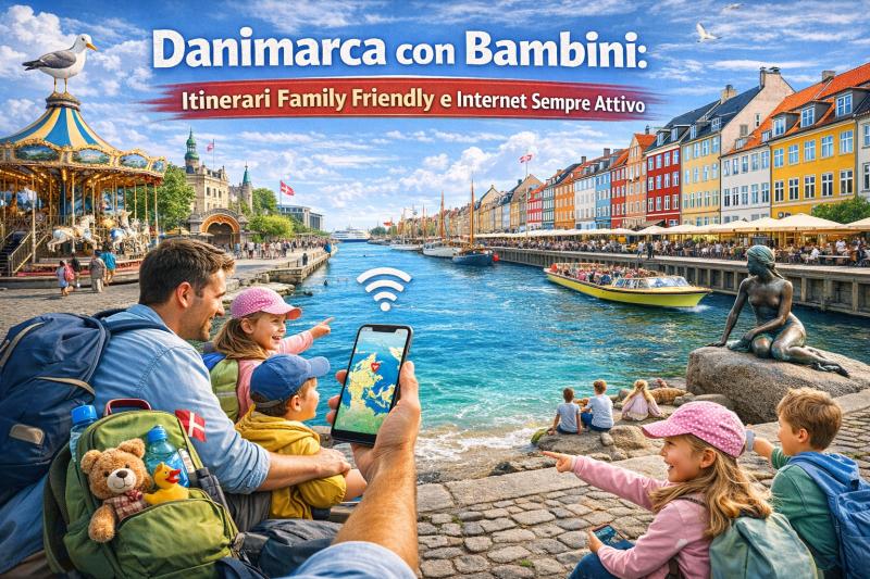 Danimarca con bambini: itinerari family friendly e internet sempre attivo