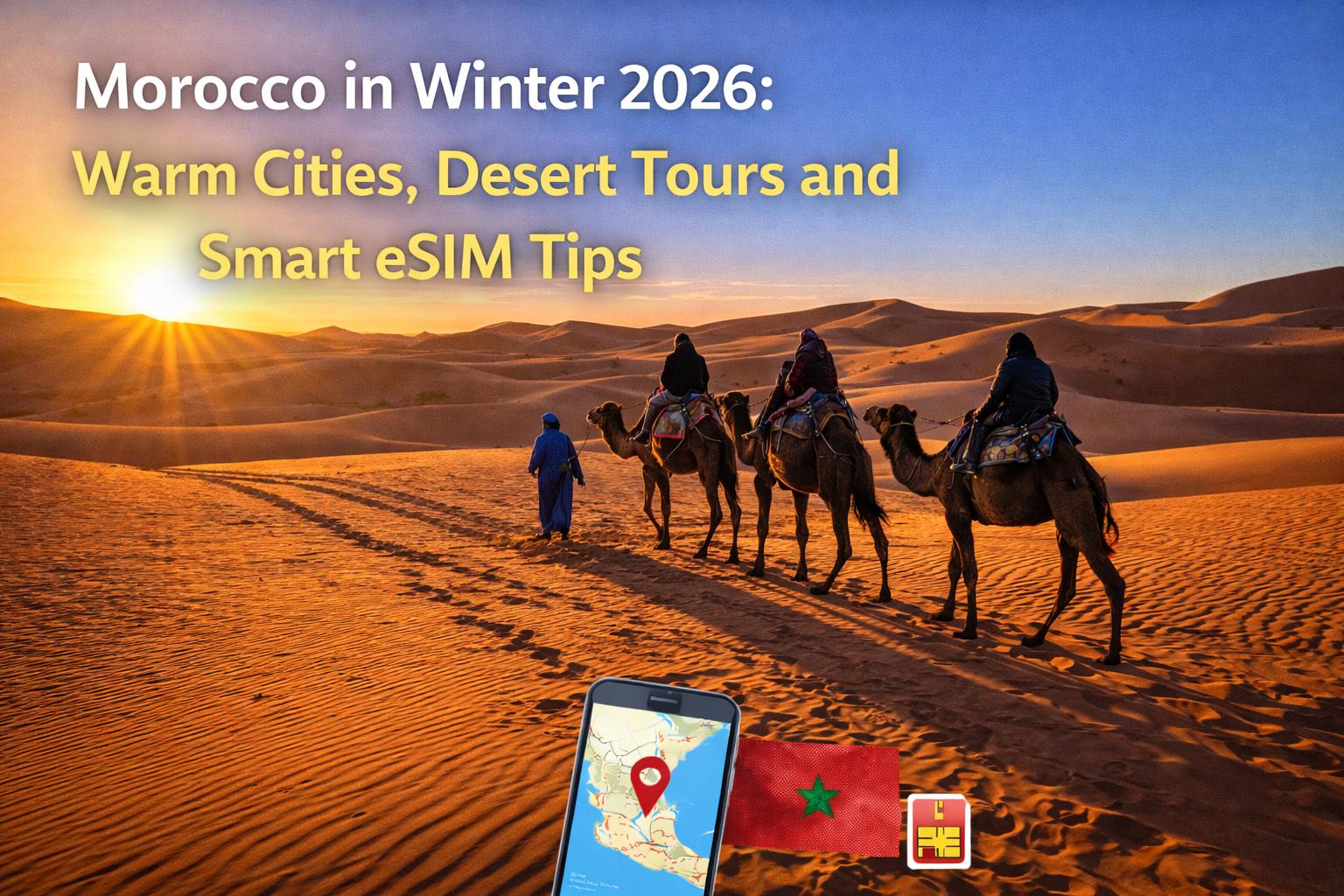 Morocco in Winter 2026: Warm Cities, Desert Tours and Smart eSIM Tips