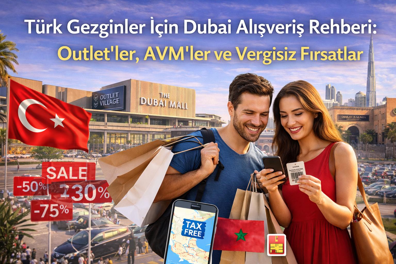 Türk Gezginler İçin Dubai Alışveriş Rehberi: Outlet’ler, AVM’ler ve Vergisiz Fırsatlar