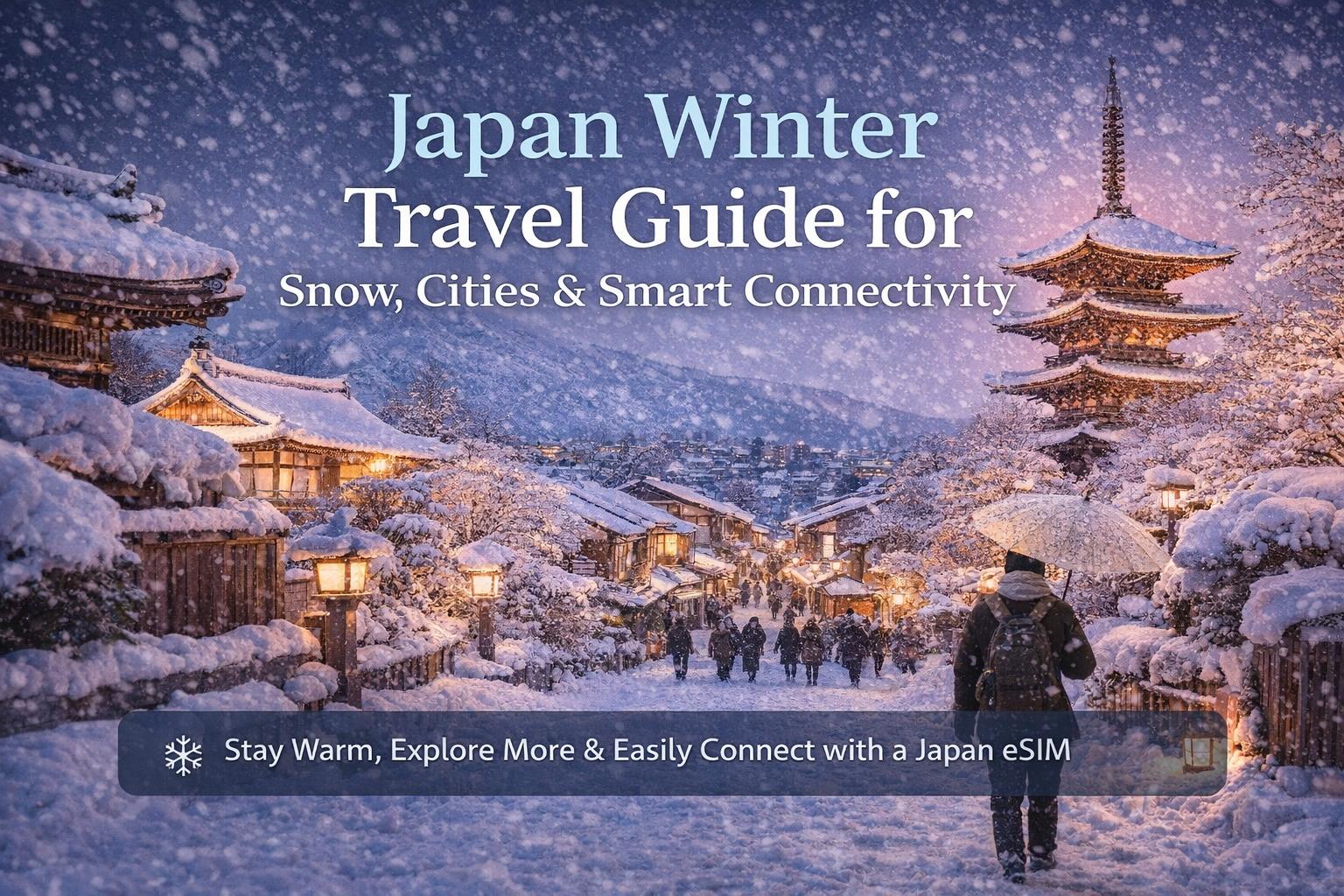 Japan Winter Travel Guide for Snow, Cities & Smart Connectivity