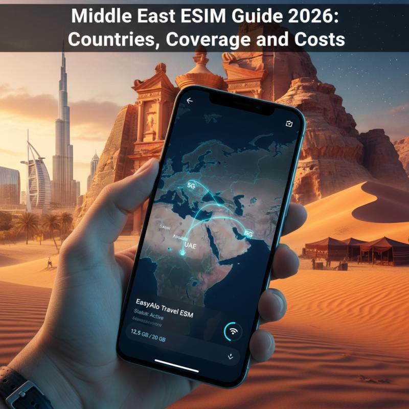Middle East eSIM Guide 2026: Countries, Coverage and Costs